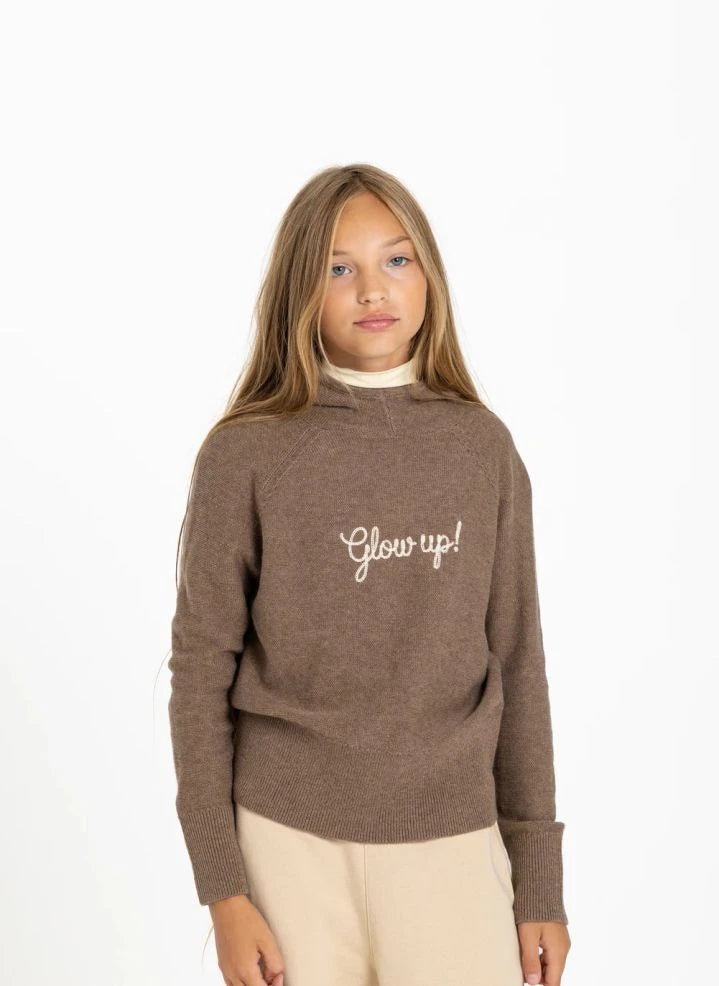 Smallable Kid - Soline Glow Up Wool Sweater | Brown