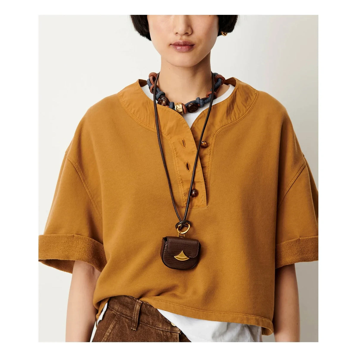 Sessùn - Lift Coton T-Shirt | Hazelnut