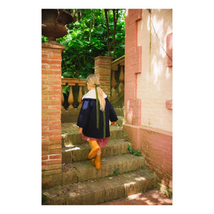 C'era Una Volta - Embroidered Nancy Coat | Navy