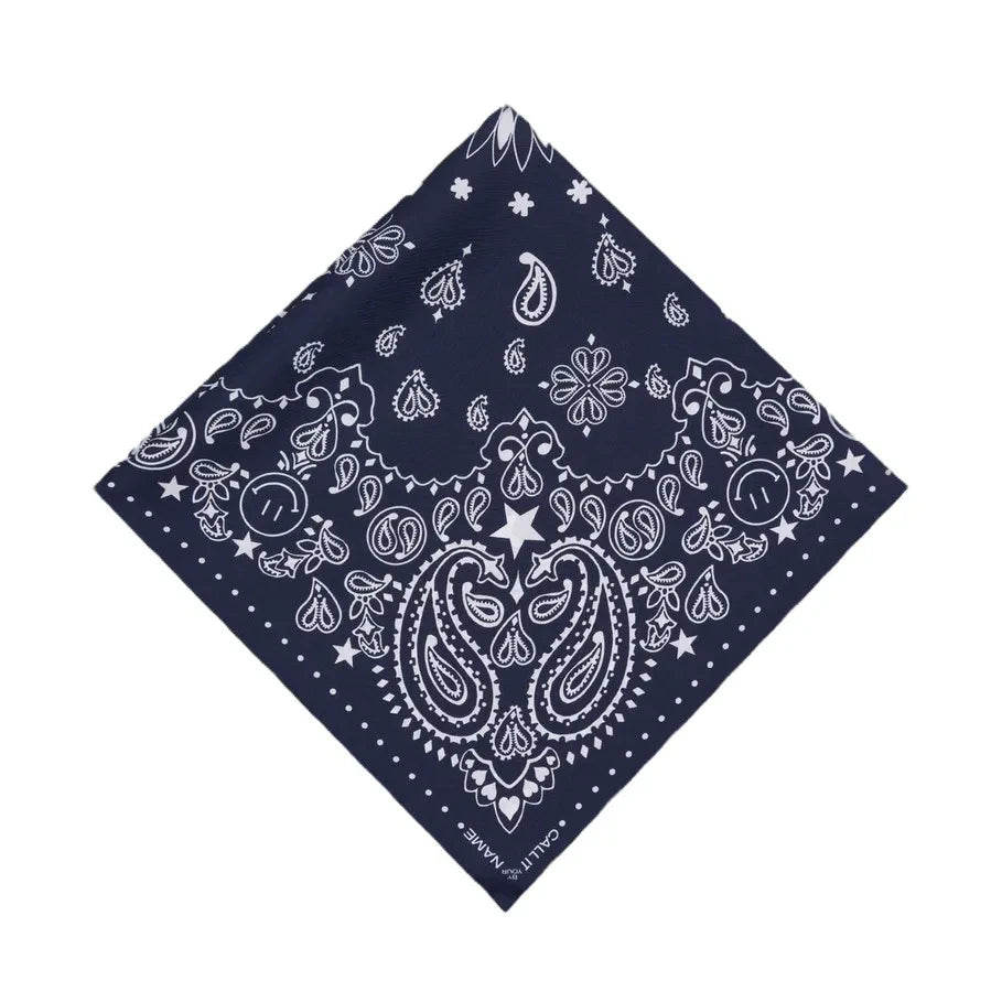Call it by your name - Bandana Small Etoile Soie | Navy