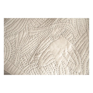 Editions Aimable - Penelope Bird Bedspread | Ivory Gauze Fabric