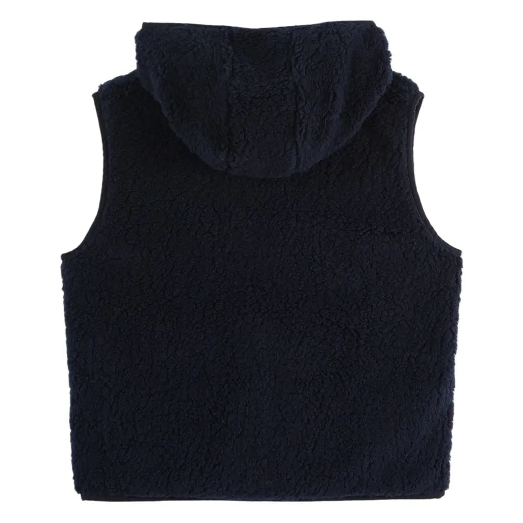 Emile et Ida - Eclat Sleeveless Jacket | Navy