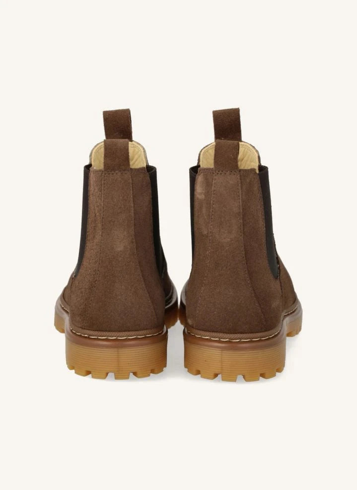 Angulus - Chelsea Tracksole Boots | Mocha