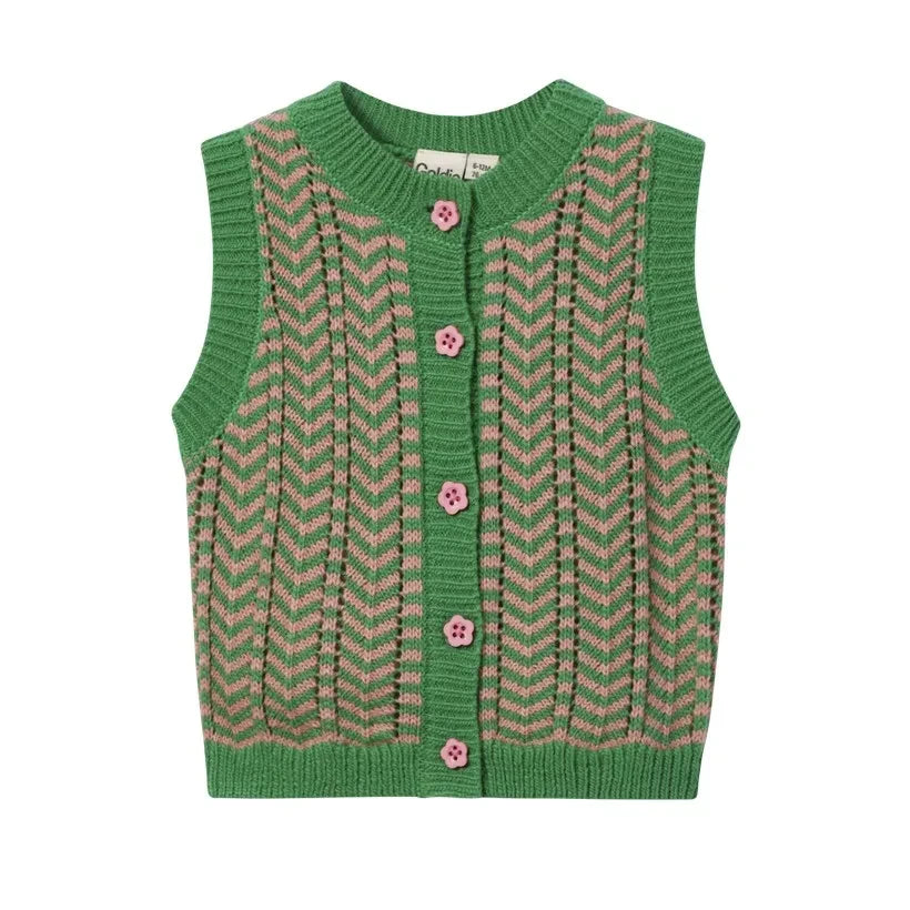 Goldie + Ace - Summer Sleeveless Vest | Green