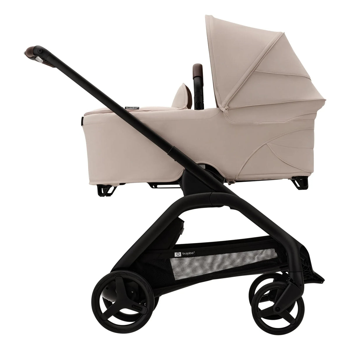 Bugaboo - Bugaboo Dragonfly Urban Stroller complete black chassis | Taupe brown