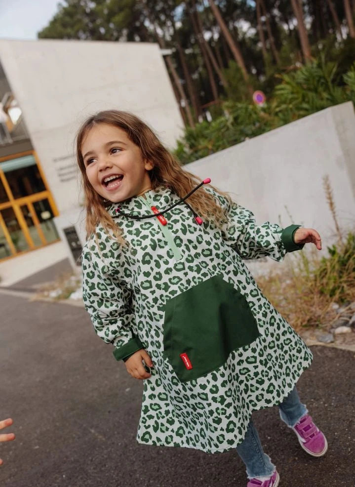 Hello Hossy - Leopard Raincoat | Green