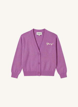 Smallable Kid - Alvi Glow Up Wool Cardigan | Bubblegum Pink