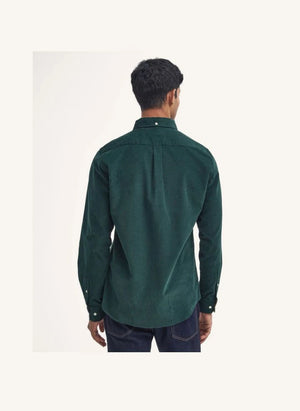 Barbour - Ramsey Velvet Shirt | Chrome Green