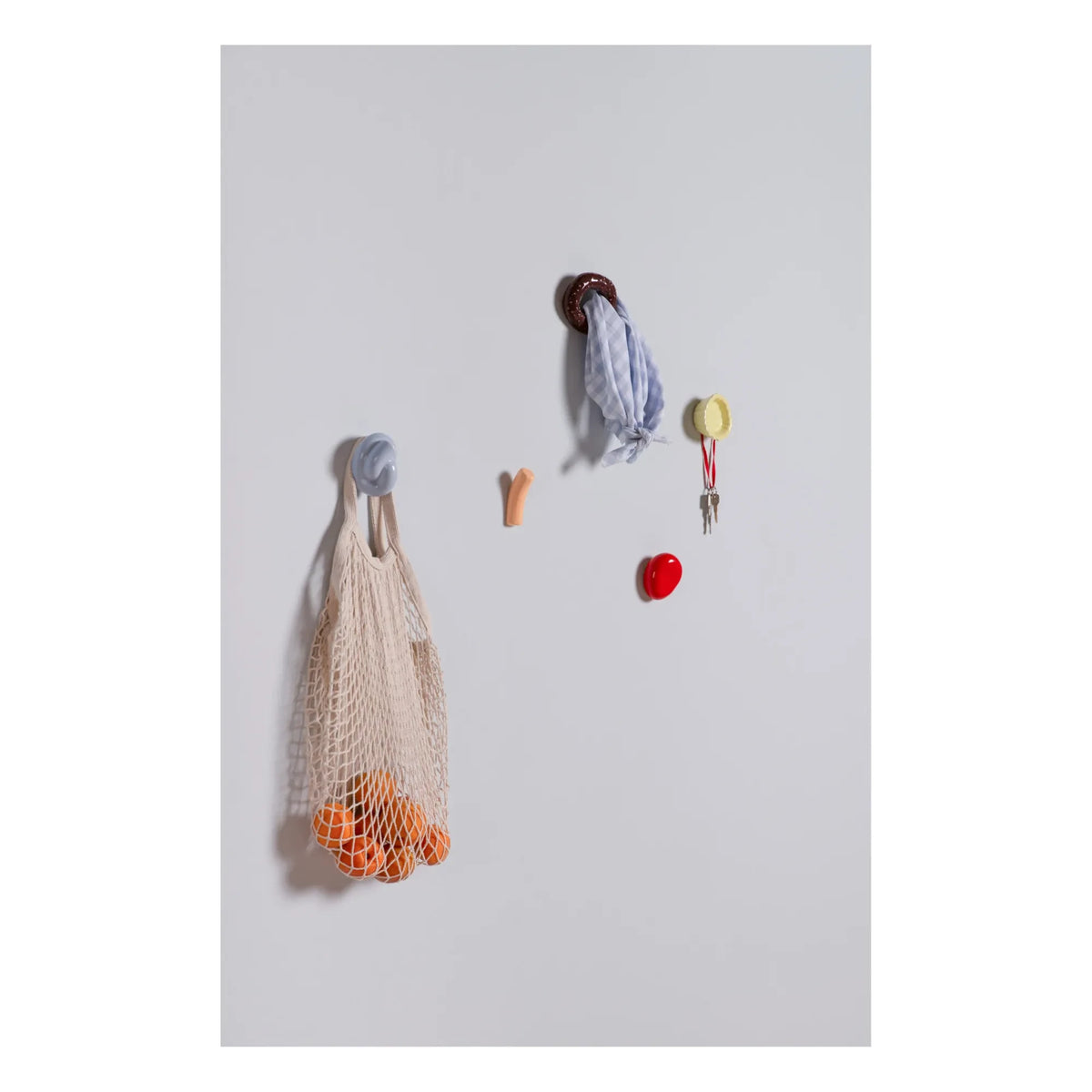 Schneid Studio - Ceramic Wall Hook | Red