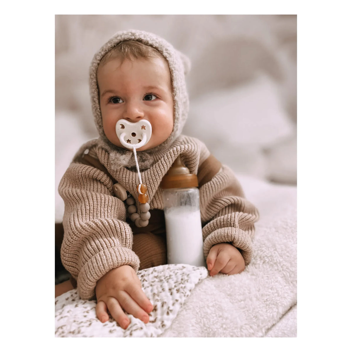 Hevea - Natural Orthodontic Pacifier | Cream