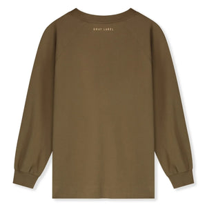 Gray Label - Oversize Long Sleeve T-Shirt Gray Label Organic Cotton | Brown