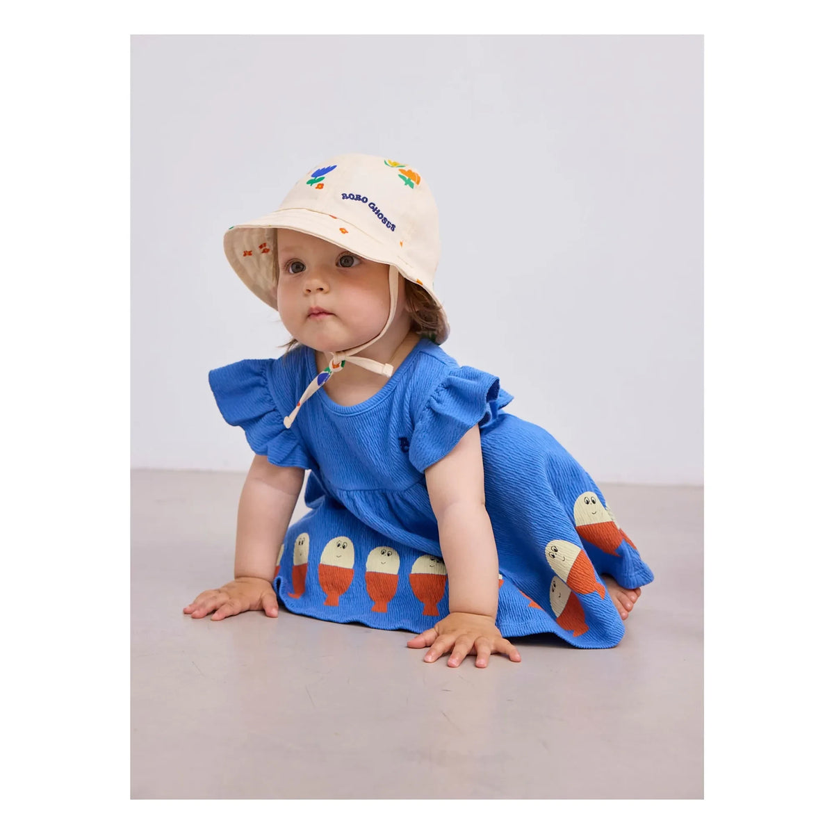 Bobo Choses - Floral Hat | Ecru