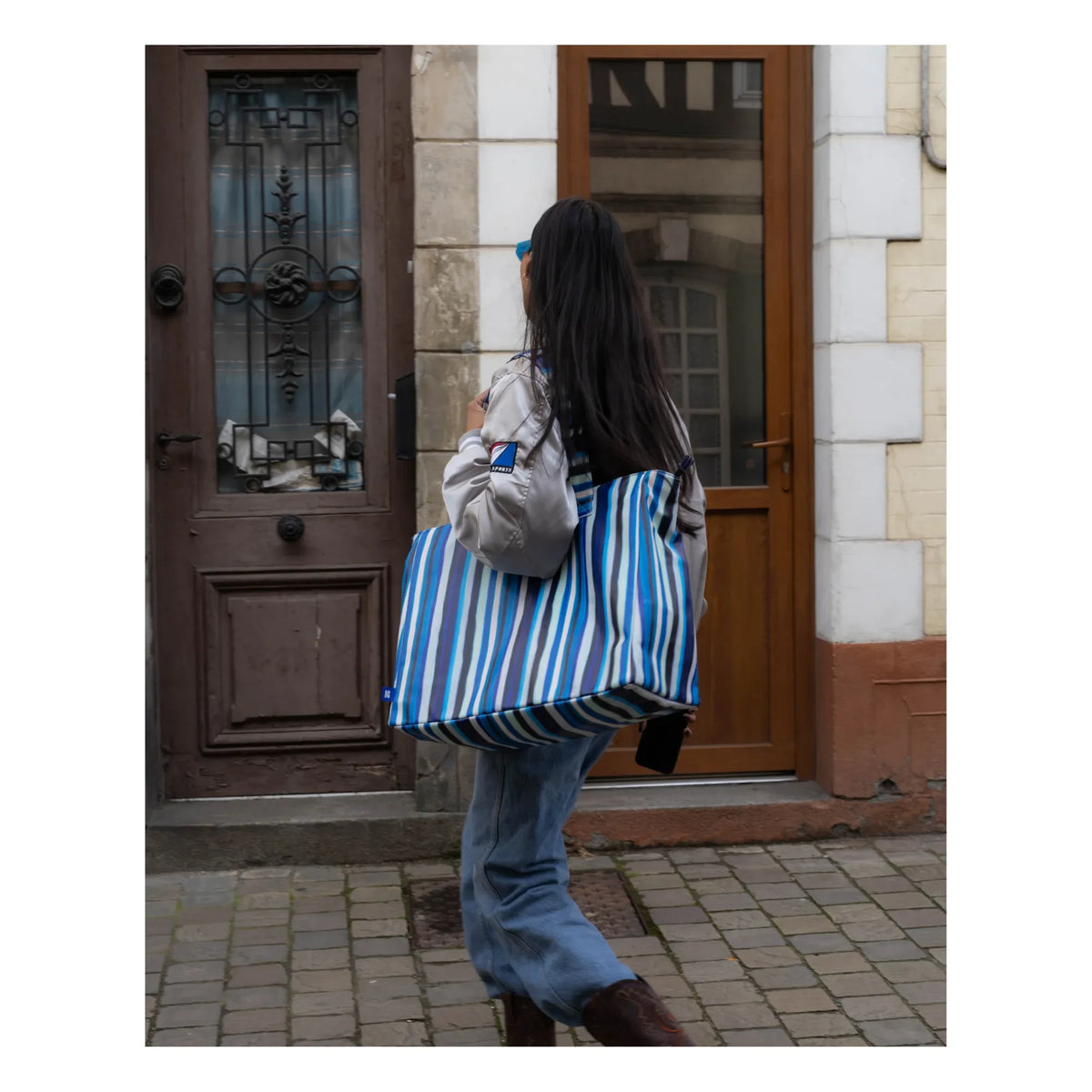 Kabas - Lined maxi bag | Blue