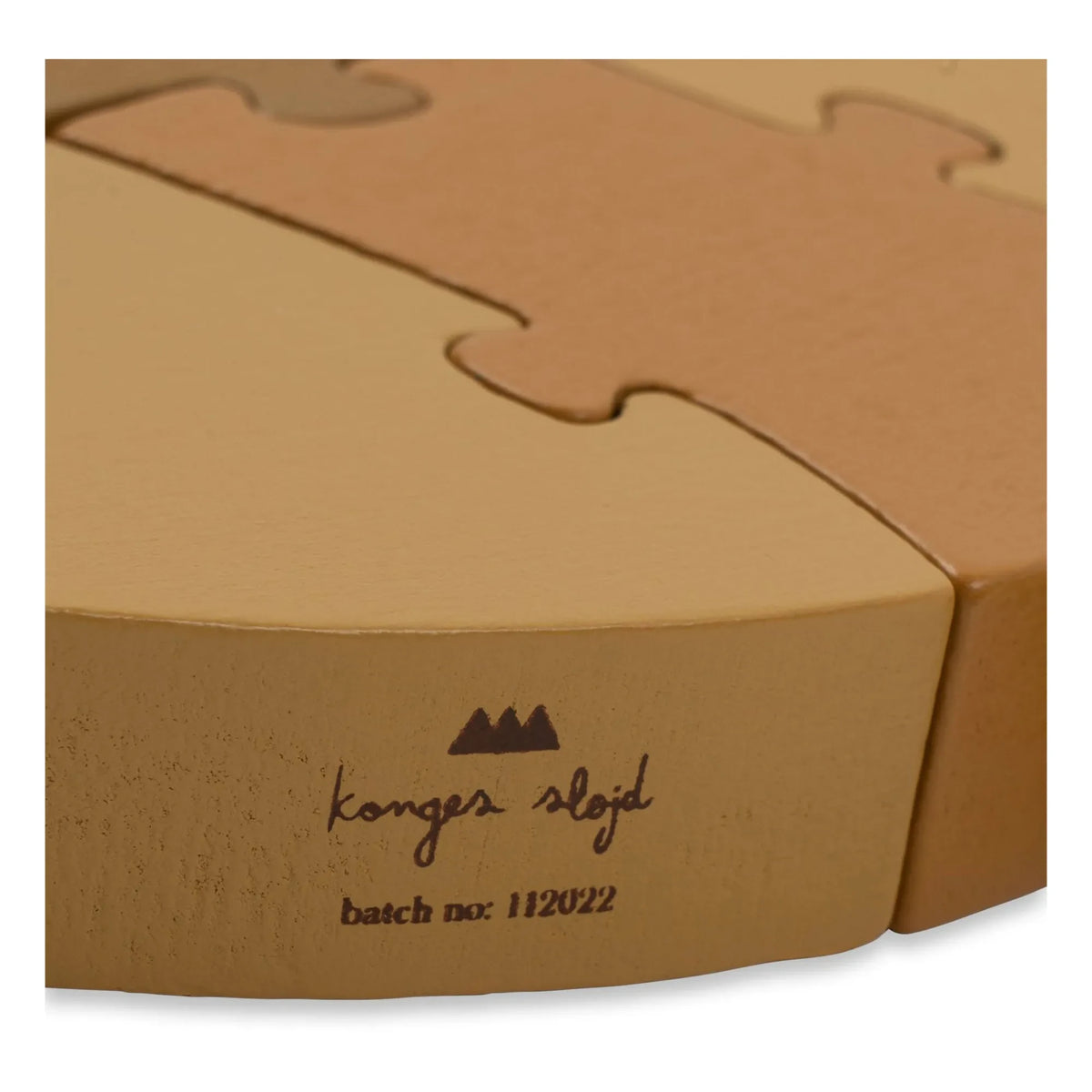 Konges Sløjd - Lemon Wooden Jigsaw Puzzle FSC | Yellow