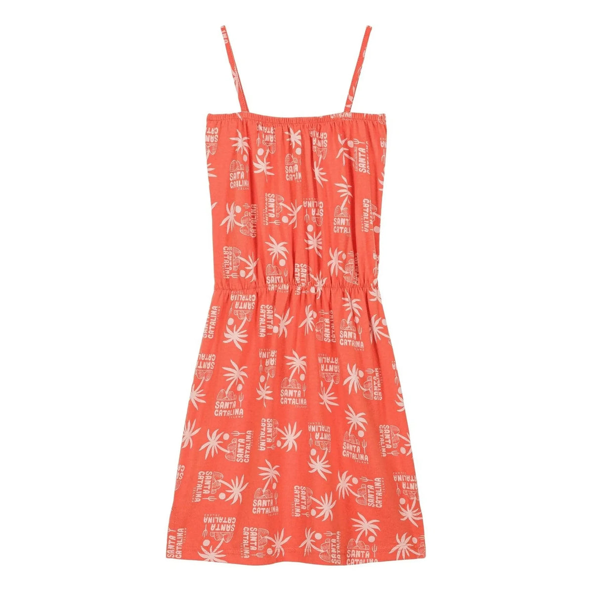 We Are Kids - Mina Palm Dress Organic Cotton | Orange