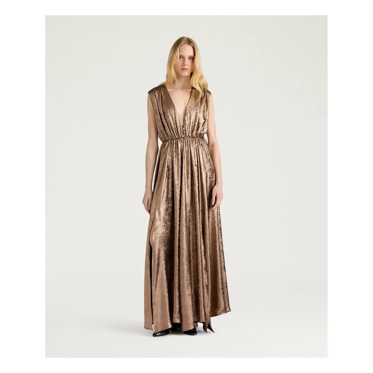 Momoni - Ysla Dress | Bronze