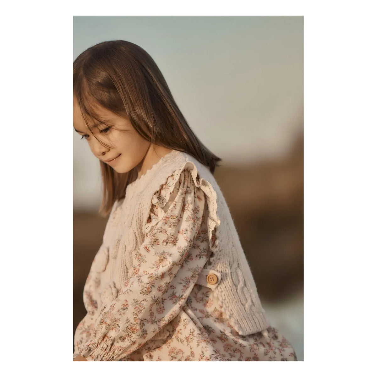 Louise Misha - Irina Sleeveless Sweater | Cream
