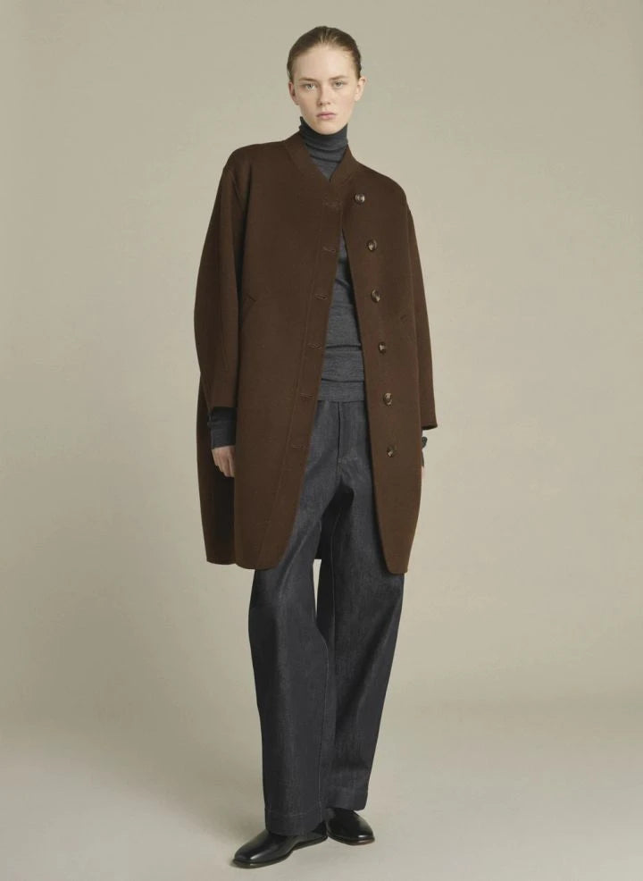 Soeur - Beaulieu Wool Coat | Chocolate