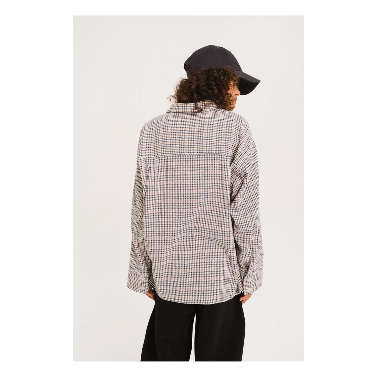 Sacrécoeur - Linetta Cotton Striped Shirt | Gray