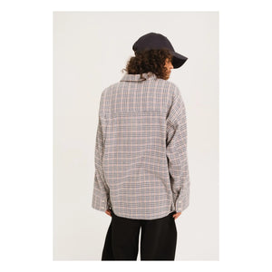 Sacrécoeur - Linetta Cotton Striped Shirt | Gray