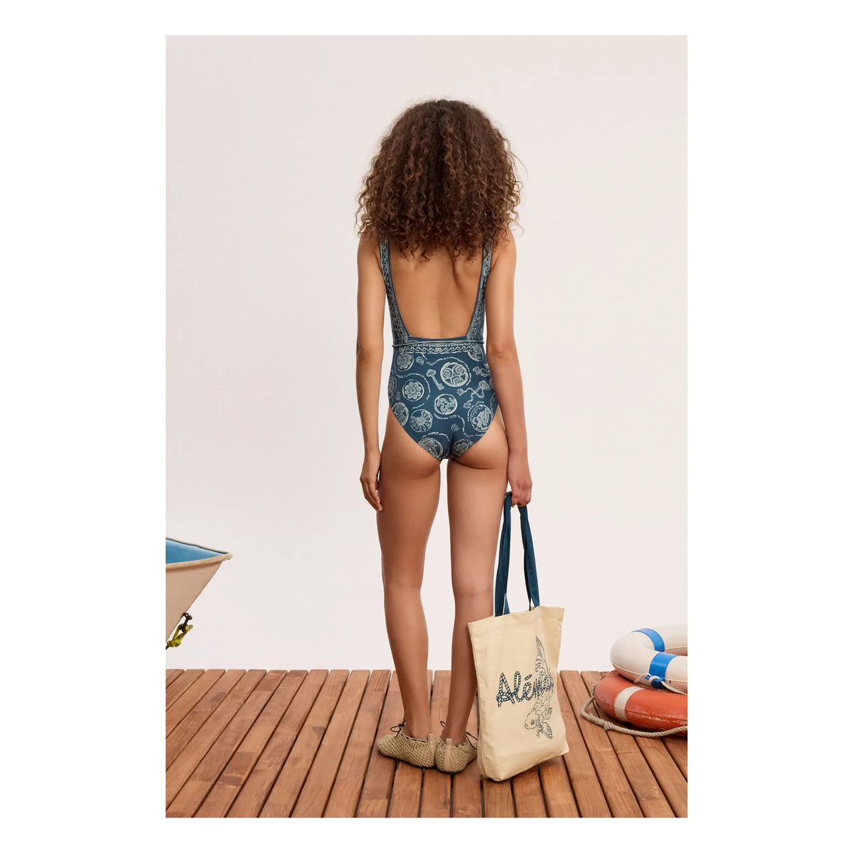 Alémais - Lucky One-Piece Swimsuit | Blue