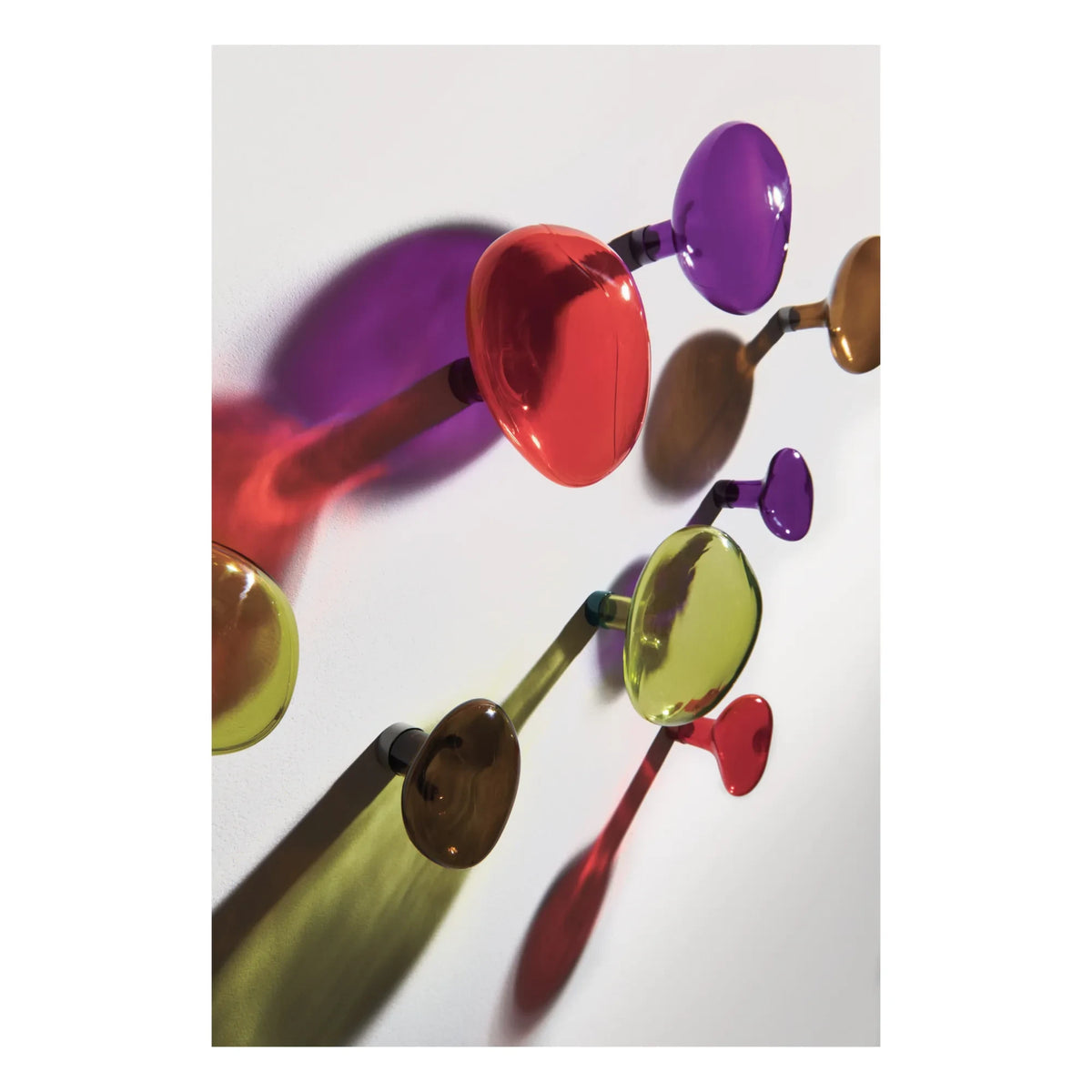 Petite Friture - Bubble Small Glass Coat Hook | Brown