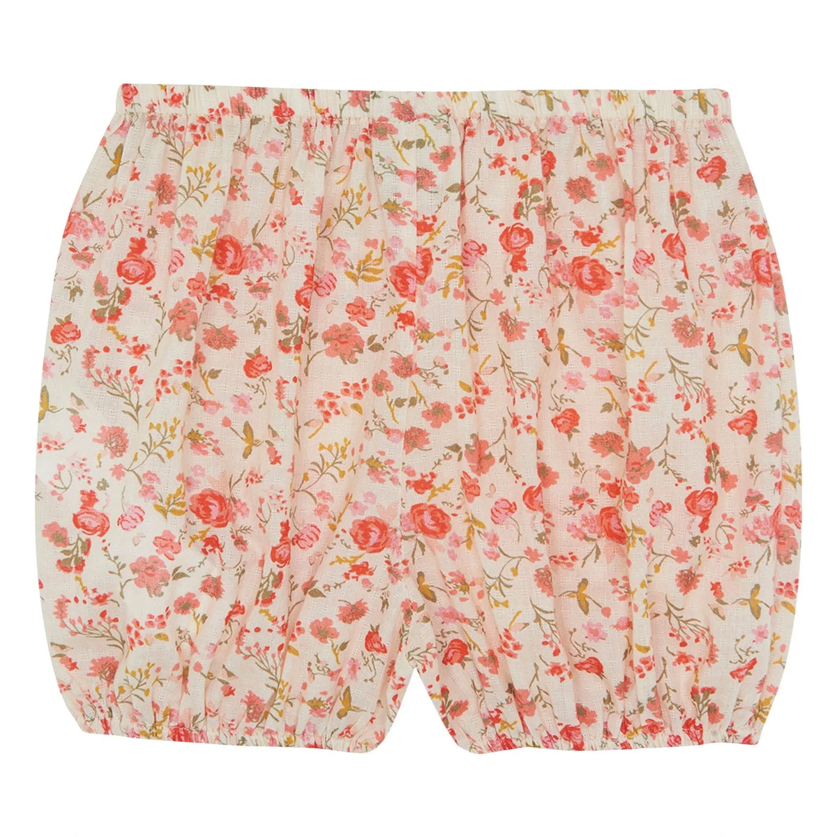 Bonton - Bubble Bloomers with Floral Pattern | Red