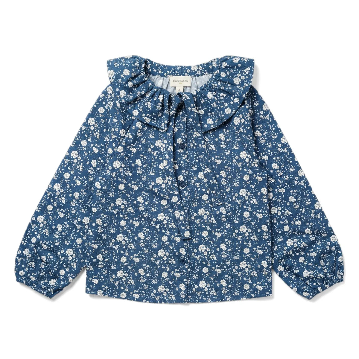 Louis Louise - Angele Fleurie Blouse | Navy