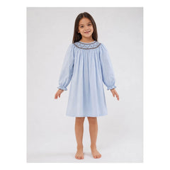 Folkloore - Embroidered Nightgown - Children's Collection | Blue