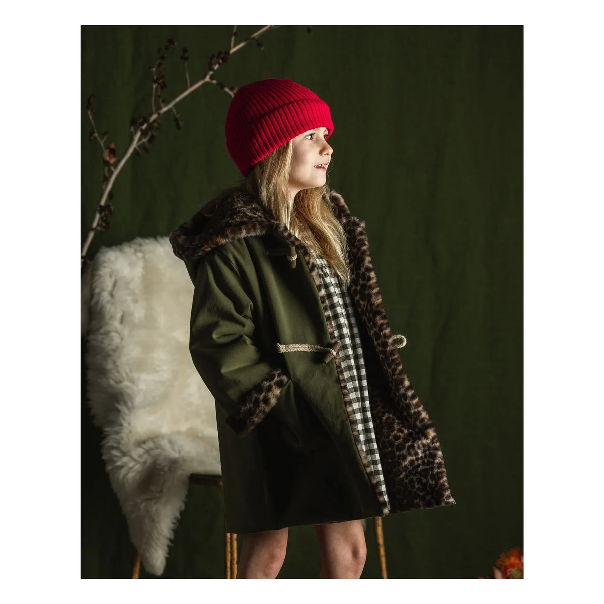 Babe & Tess - Wool Alpaca Beanie | Magenta