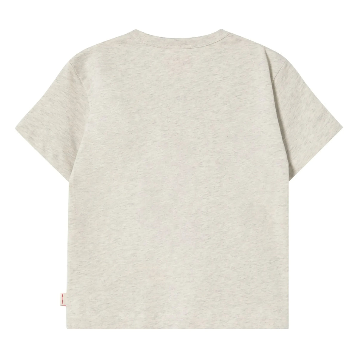 Tinycottons - Tiny & Tiny Dogs Organic Cotton T-Shirt | Heather Beige