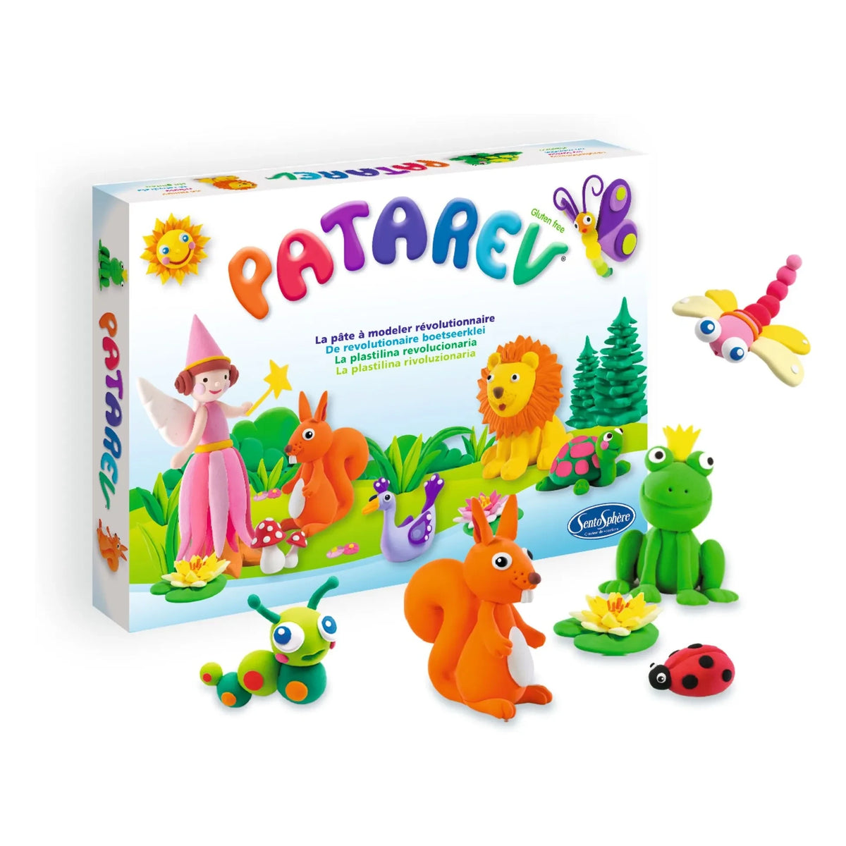 Sentosphère - Patarev self-hardening modeling clay - set of 6.