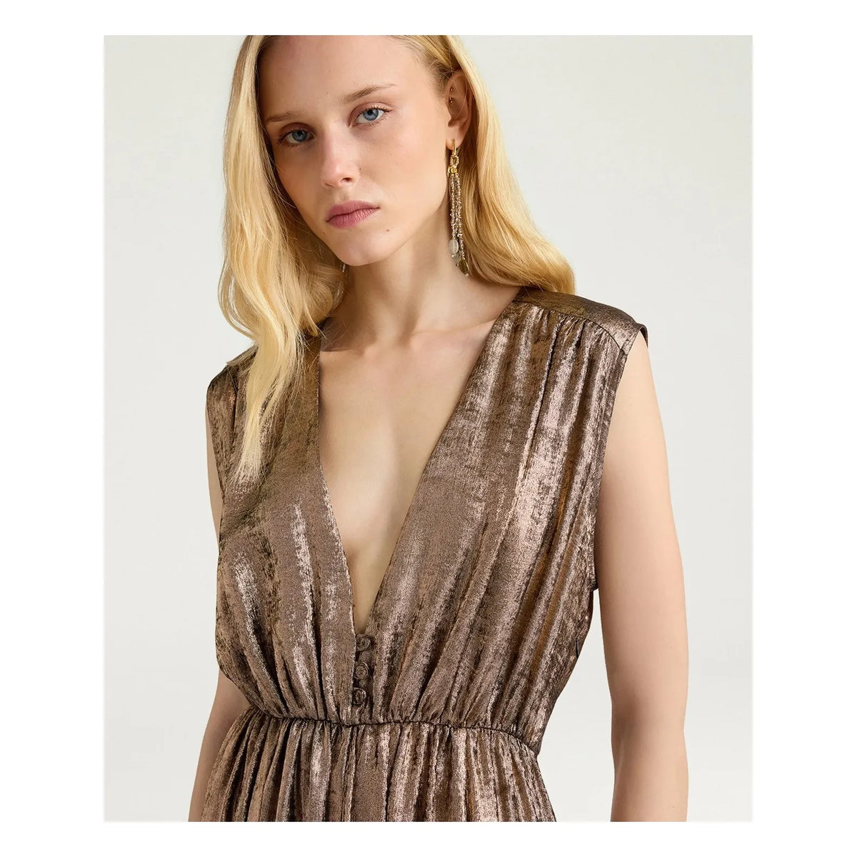Momoni - Ysla Dress | Bronze