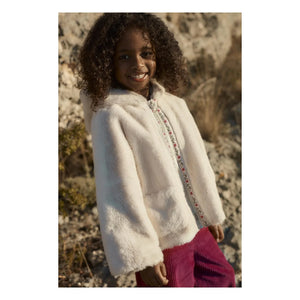 Louise Misha - Reversible Faux Fur Jacket | Cream