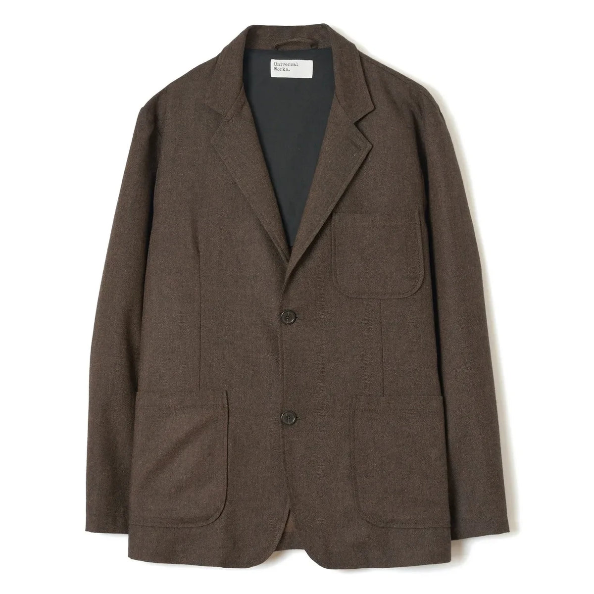 Universal Works - Cotton Blazer | Dark Brown
