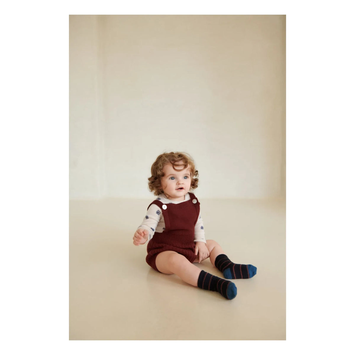 FUB - Body Paisley Extra Fine Knit Merino Wool | Ecru
