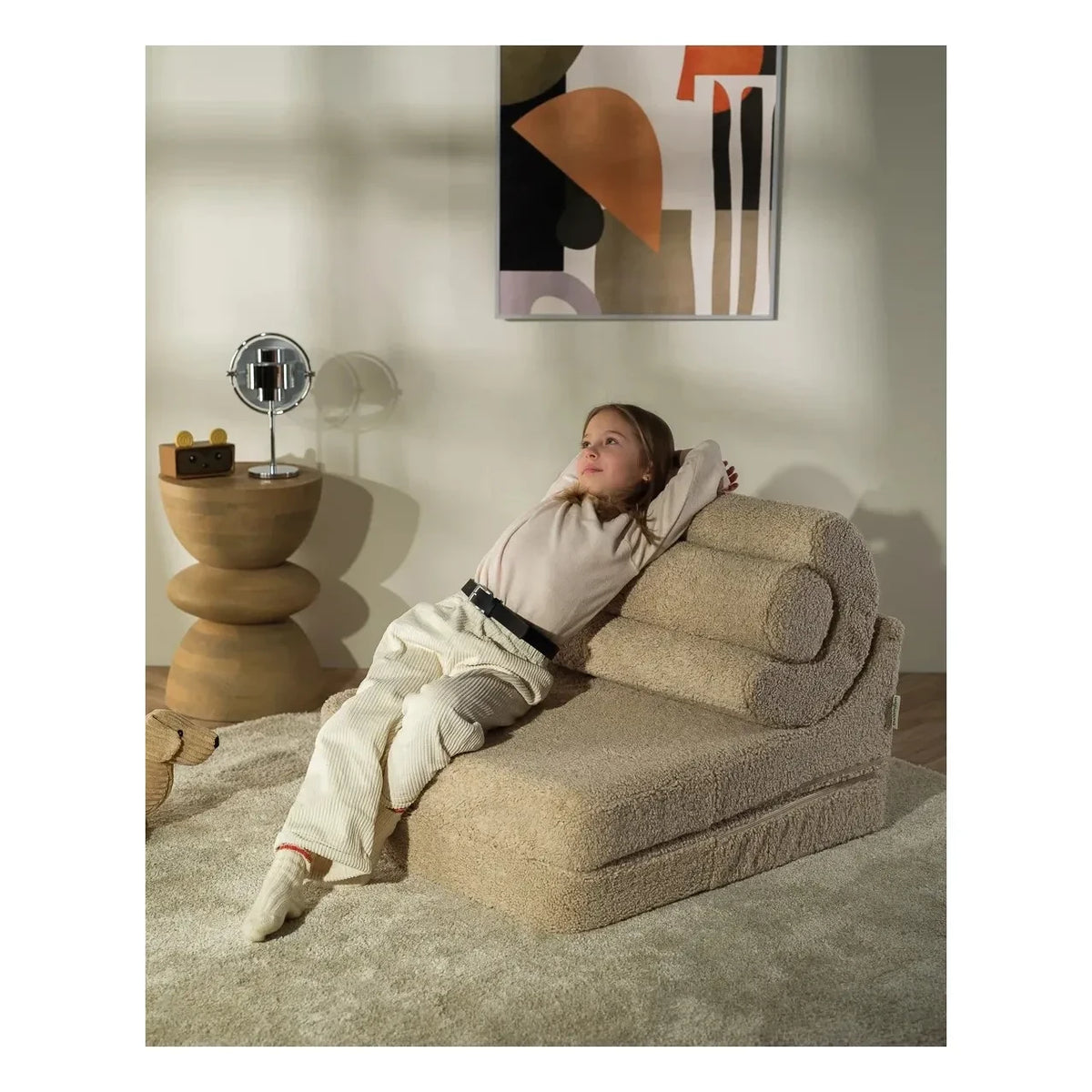 Wigiwama - Teddy Flipster Chair | Beige