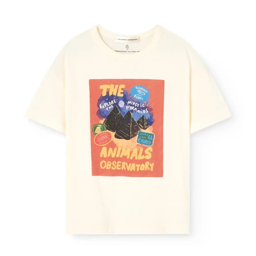 The Animals Observatory - Dunker Organic Cotton T-Shirt | White
