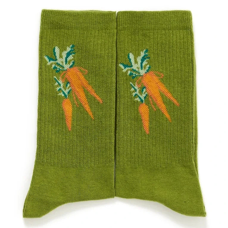 Maison Mangostan - Carrot Socks | Green