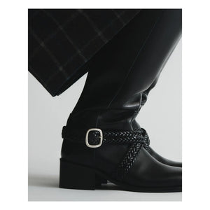 Hereu - Lligada Leather Boots | Black