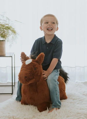 Wild & Soft - Bouncing Horse | Brown