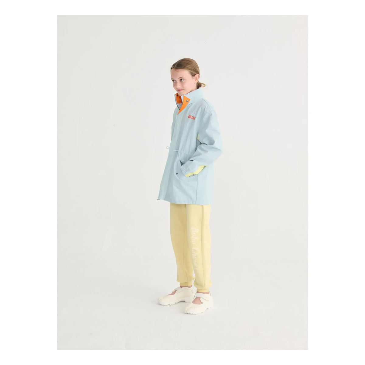 Bobo Choses - Recycled Fiber Waterproof Coat | Light Blue