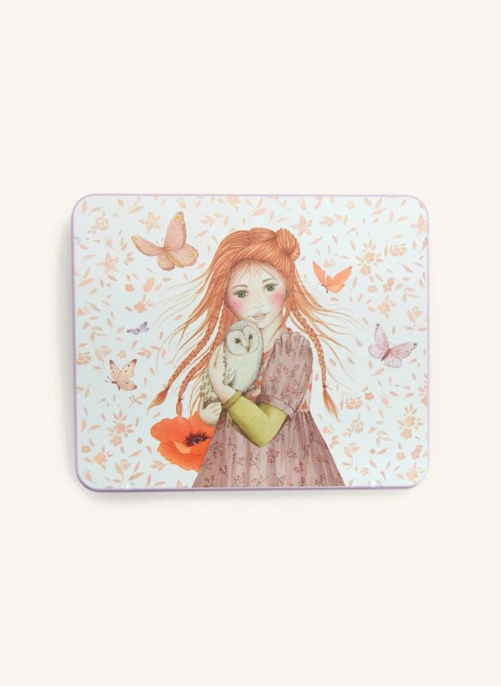 Moulin Roty - Pastel Colored Crayon Box - Les Rosalies