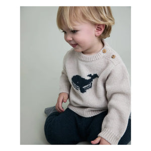 Búho - Baby Whale Sweater | Beige