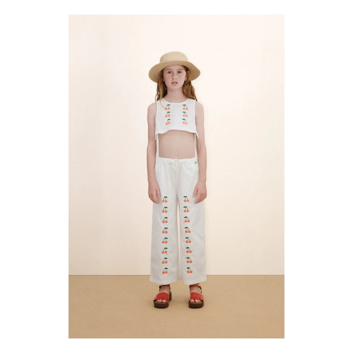 Tinycottons - Cherry Top | White