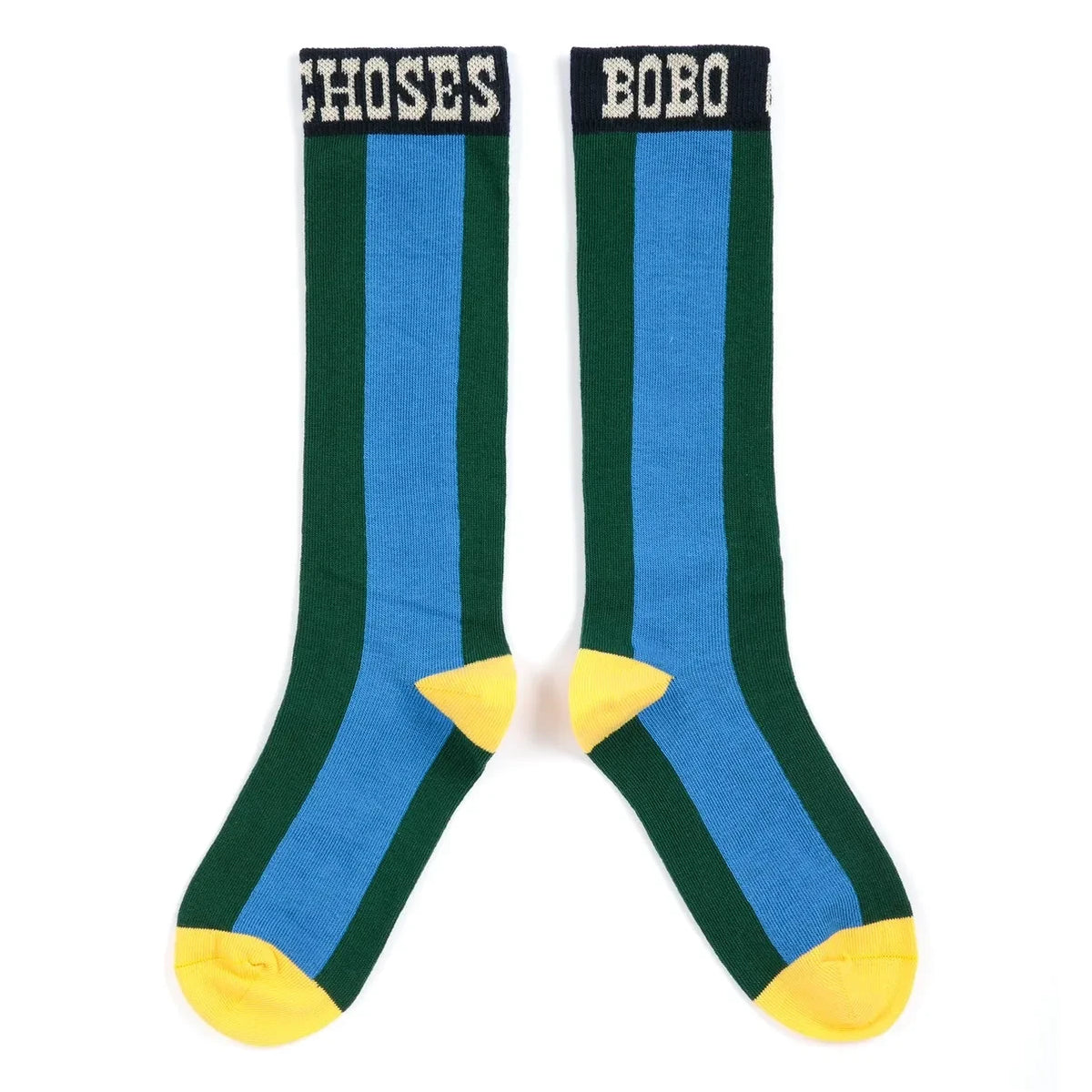 Bobo Choses - Striped Organic Cotton Bobo Top Socks | Green