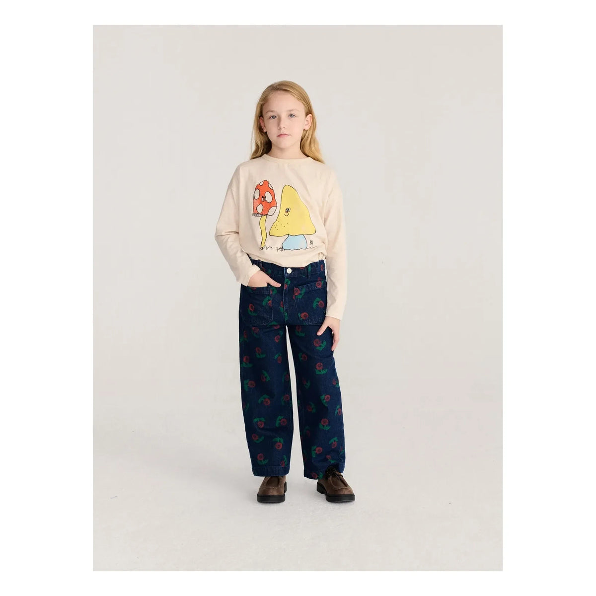 Bobo Choses - Mushroom T-Shirt | Beige