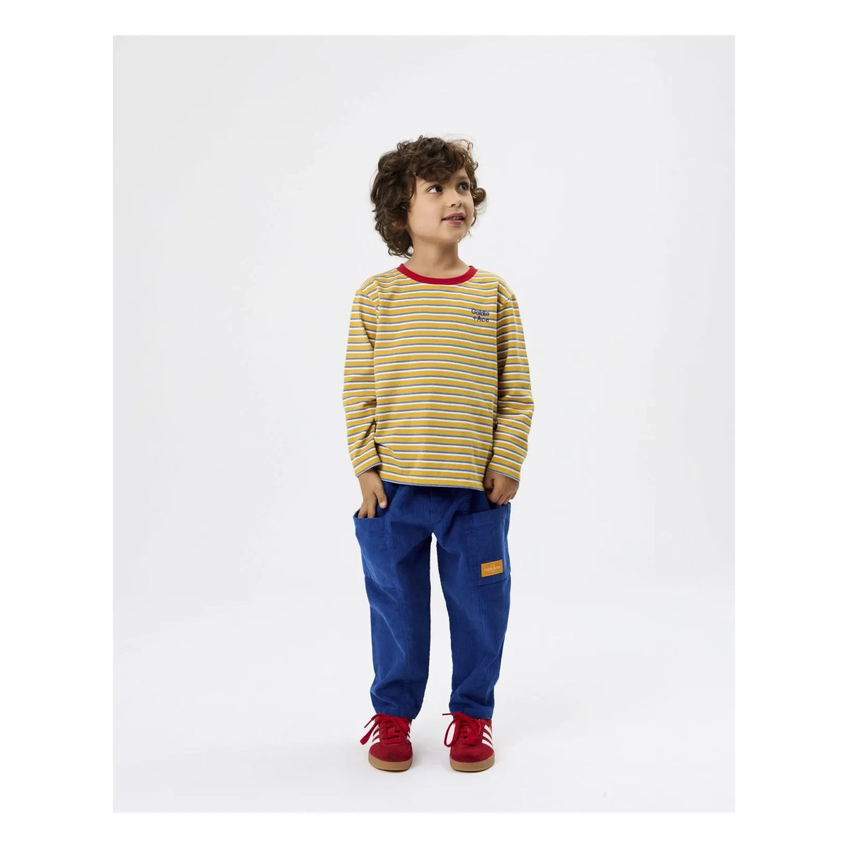 Goldie + Ace - Striped T-Shirt | Yellow