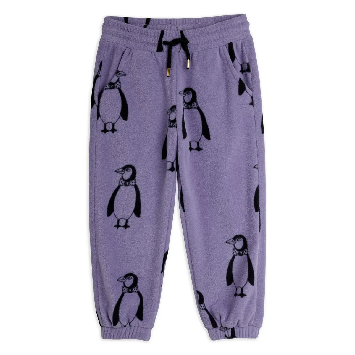 Mini Rodini - Jogger Penguins Recycled Fibre | Purple