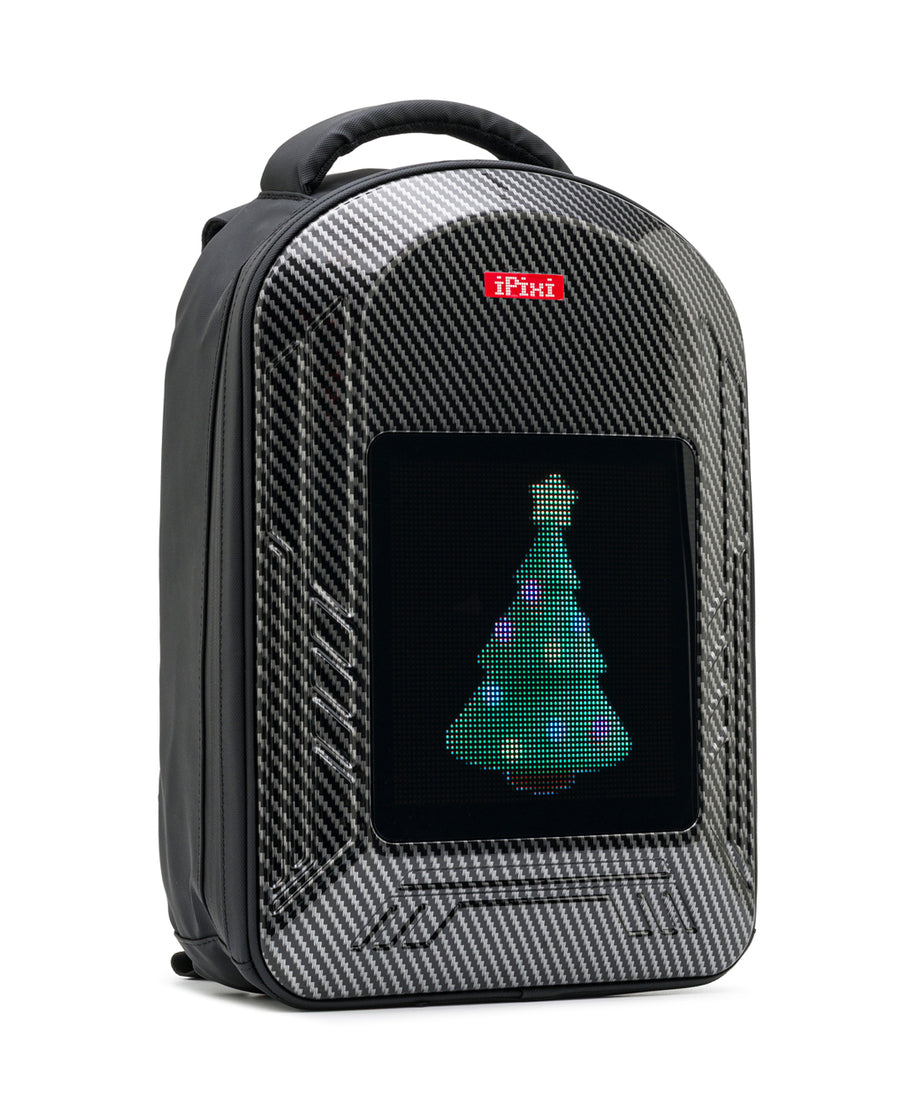 iPixi – Medium Size Titanium Backpack with LED Screen